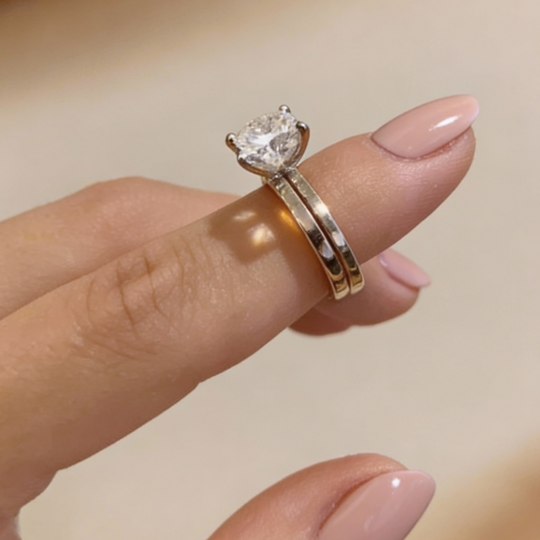 Wedding Band Sit Flush